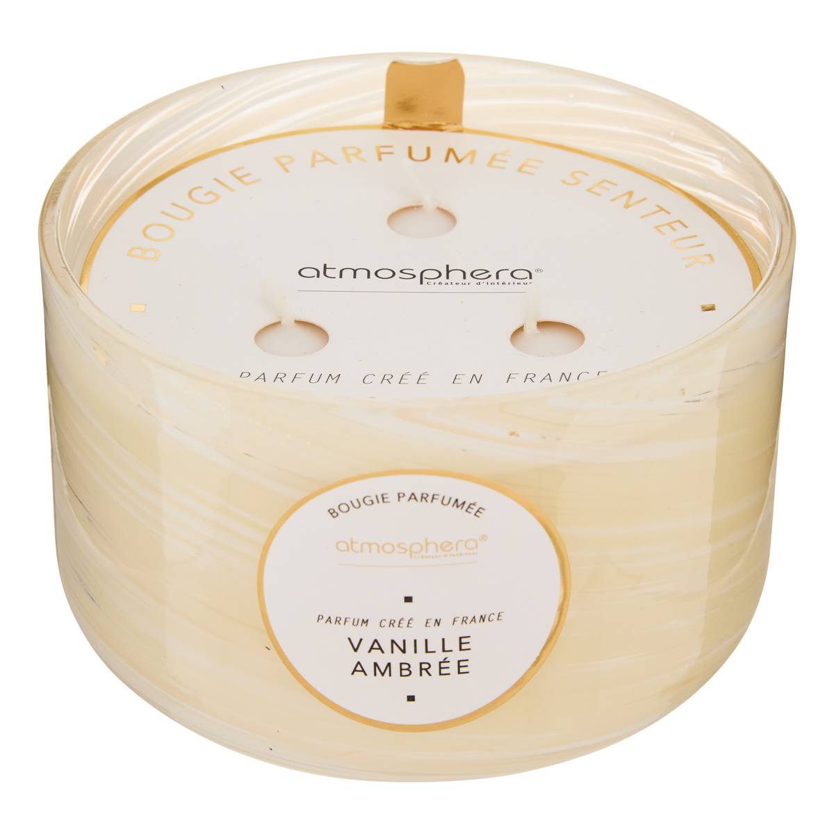 Vela Perfumada Redonda “Wavy”