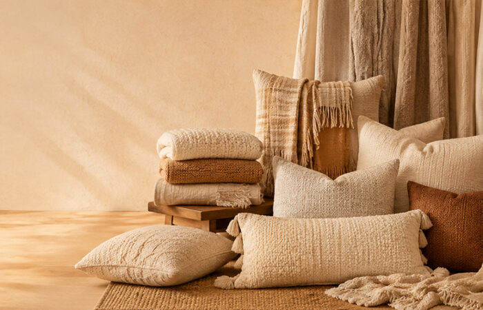 Textiles del hogar: cómo escoger cojines, mantas y cortinas